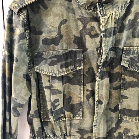 DL1961 Beekman Military Jacket Camo Print XS - Picture 10 of 12